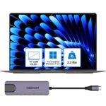 7127awbpXBL._AC_SL1500_.jpg GEEKOM GeekBook X14 Pro Laptop, 2.2lbs Ultra Thin 14" 2.8K OLED Laptop Computer, Ultra 9 185H, 32GB LPDDR5x 7500MHz RAM 2TB SSD, Up to 16 Hour, 2X USB4, Fingerprint, Hub, Copilot, Windows 11 Pro